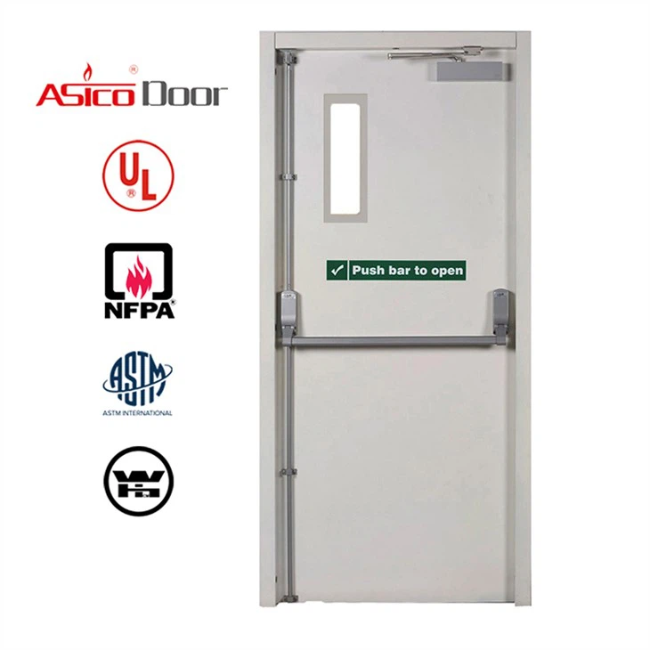 Porta in metallo antincendio