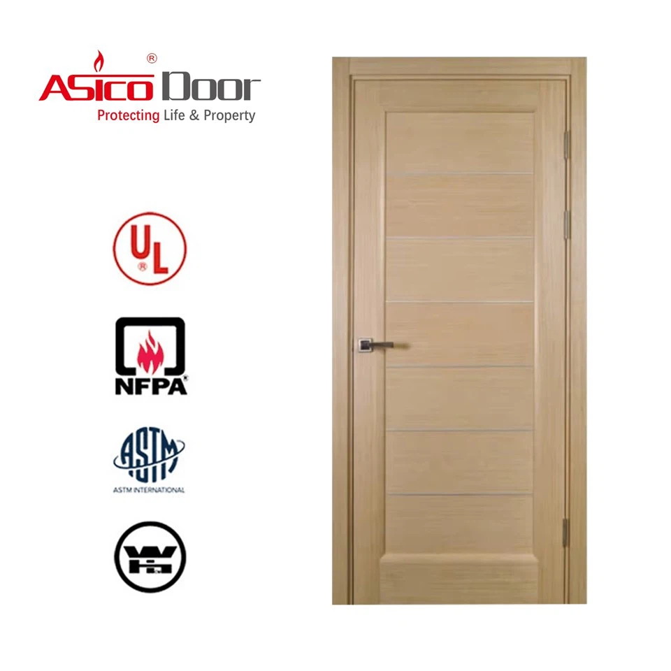 Porta in legno per hotel commerciale